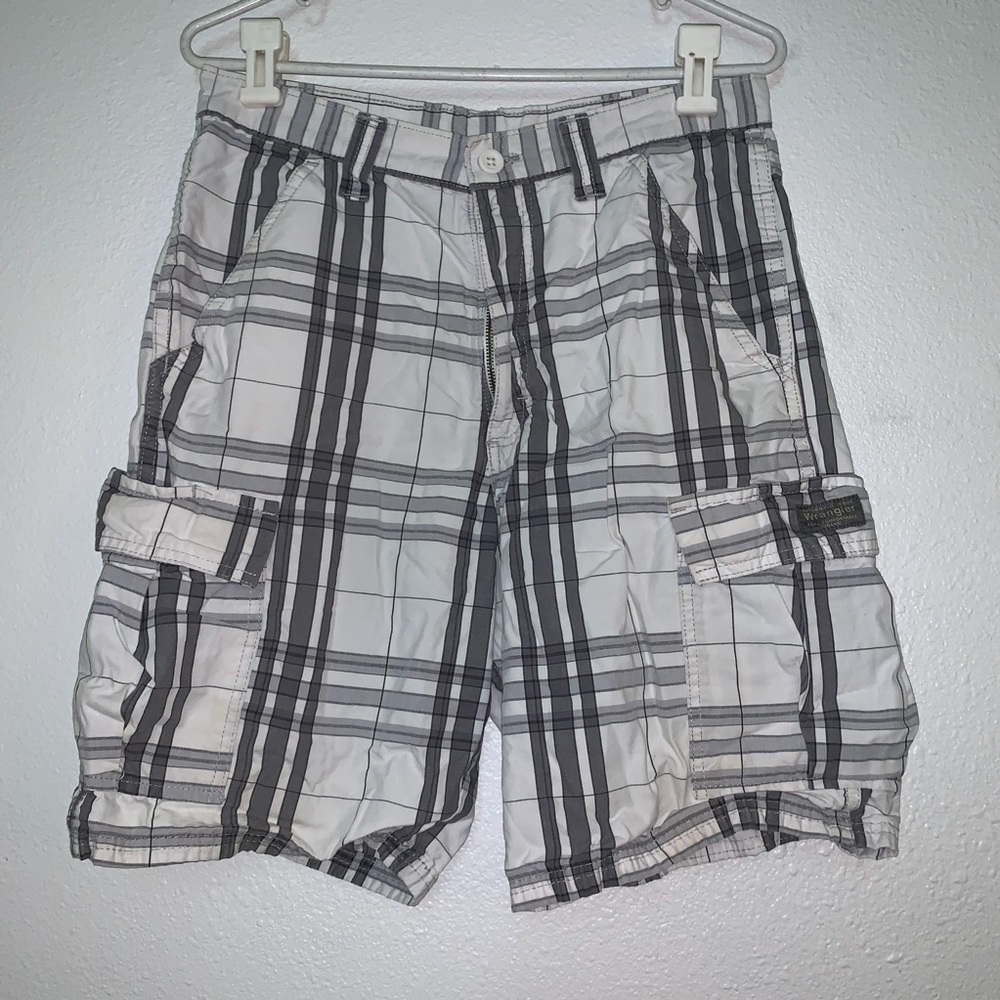 White Wrangler Shorts